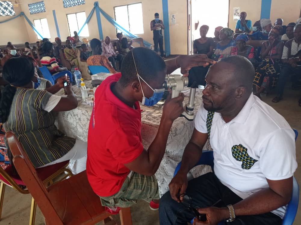 Residents of Akan get Free Eye Tests, Cataract Screening by MP