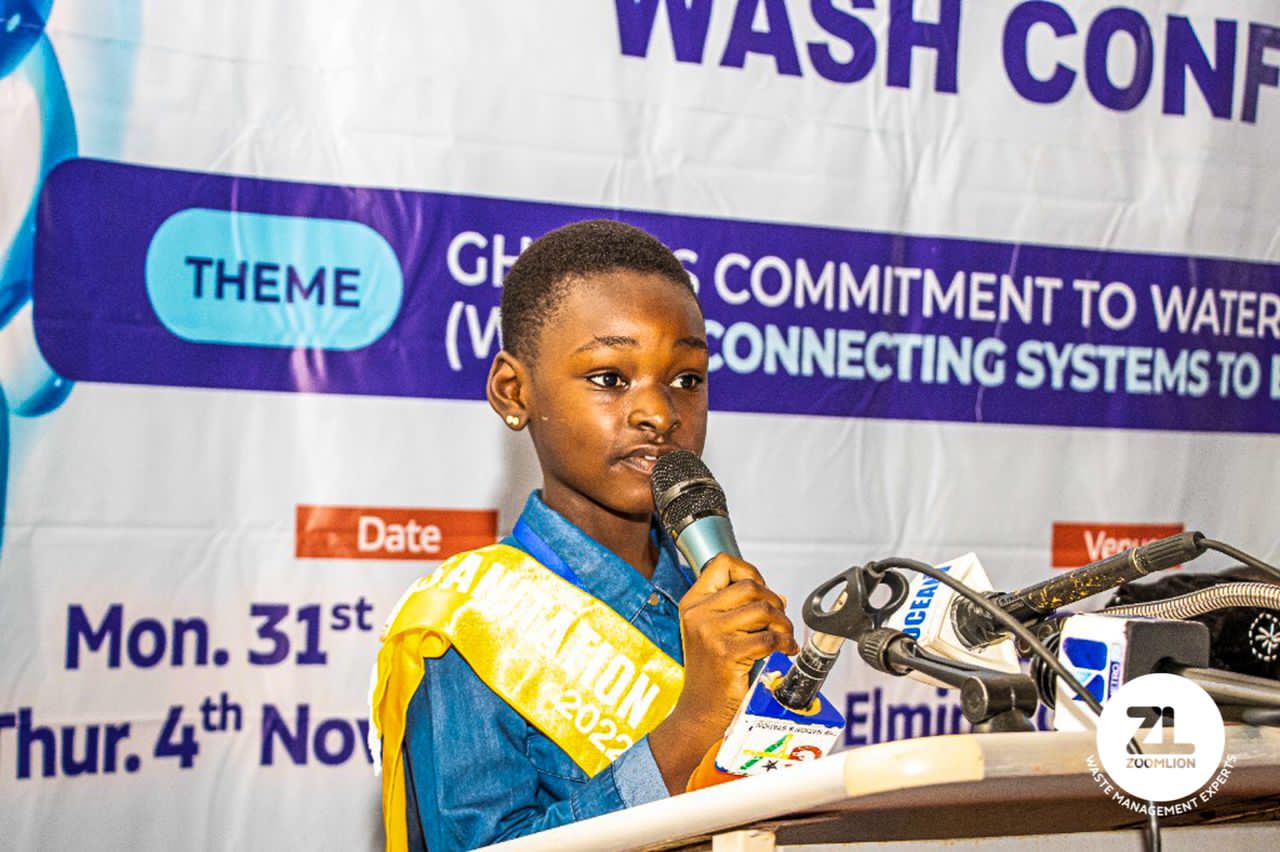 Reigning Child Diplomat appeals to Stakeholders to expand Sanitation Fair