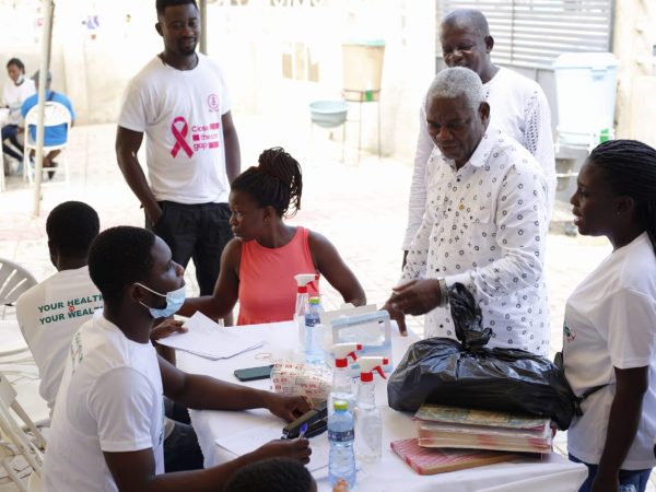 Residents of Teshie-Tsuibleoo Benefits MP Free Health Screening Project