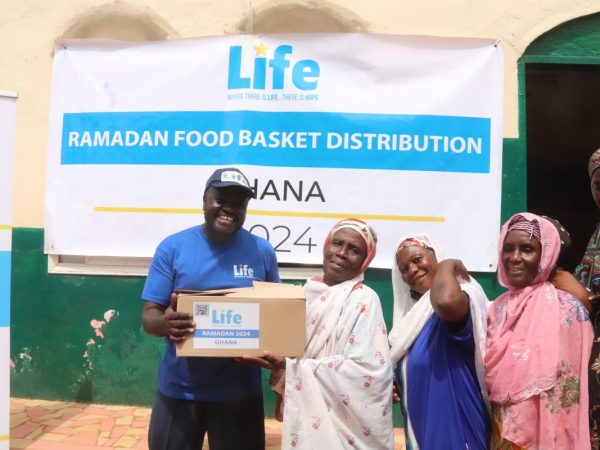 Life for Relief and Devt Donates to Deprived Muslims Communities in Akuapem North