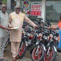 Siisi Crentsil Donates 35 Motorbikes to boosts NDC campaign in Central Region