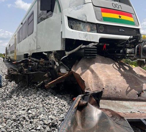 Minister claims Sabotage on  Ghana’s newly Imported Train Accident
