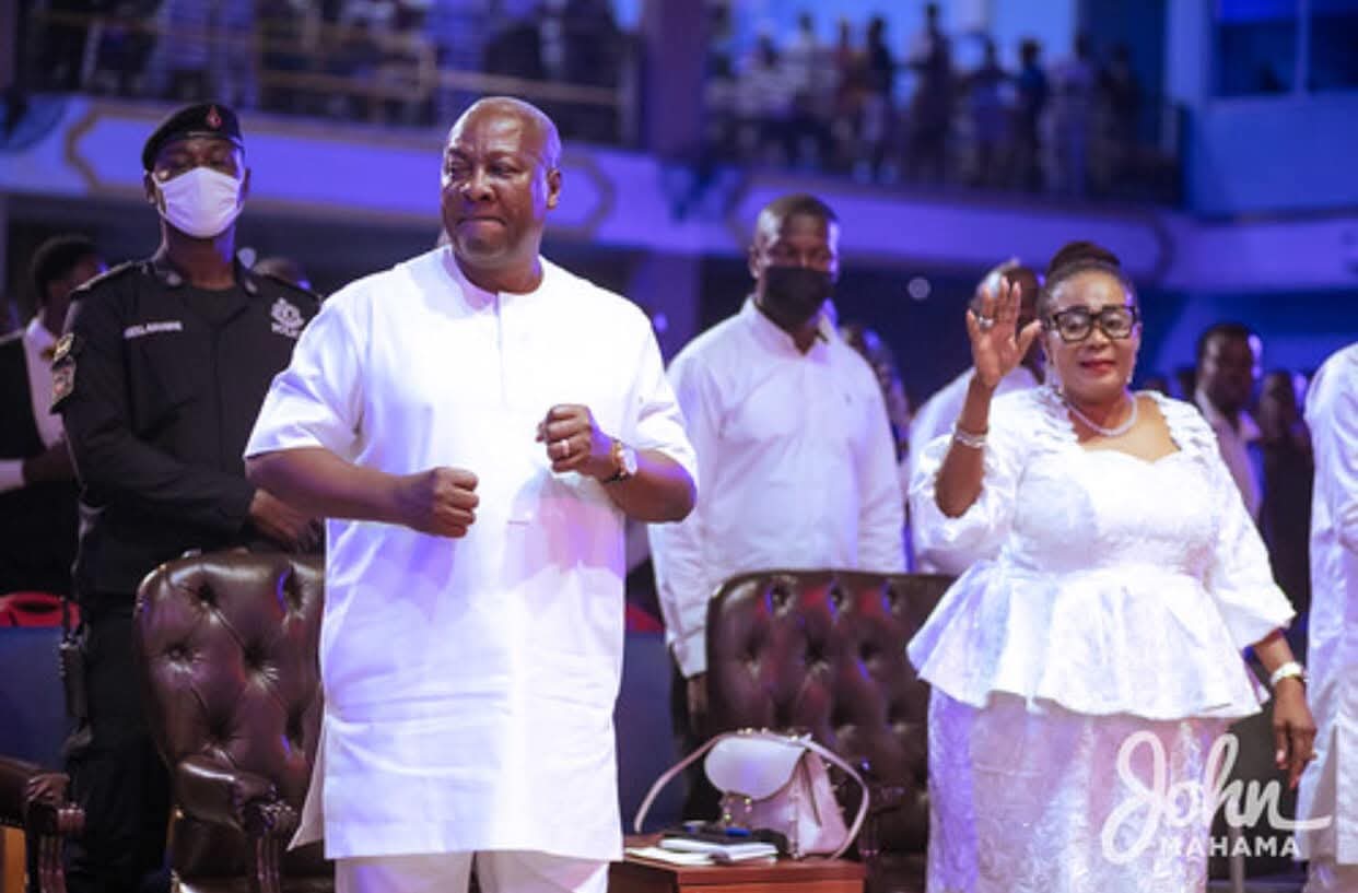 Faith in Action: President Mahama and Wife Gifts Assemblies of God Legacy Temple