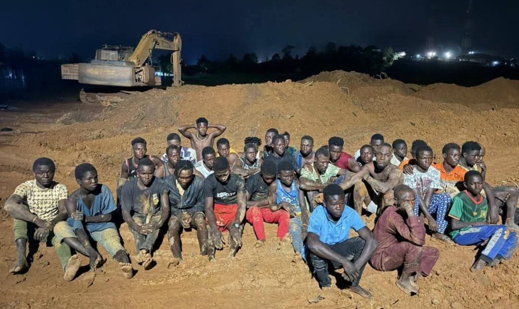 NAIMOS Storms Osino; 36 Illegal Miners Arrested in Major Dawn Operation