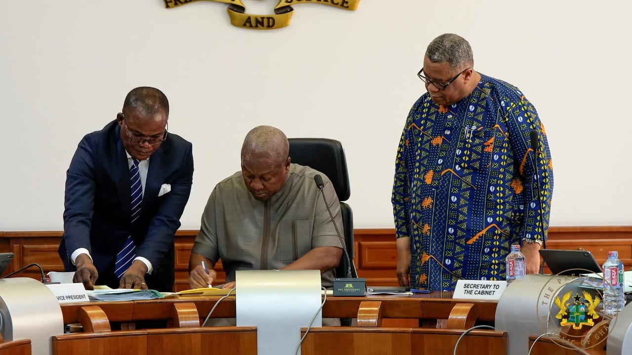 President Mahama Assent 24-Hour Economy bill to Law