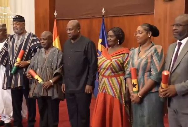 Prez Mahama swears in  five New Envoys
