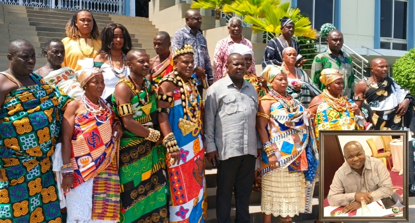Ayekotse Chief Visits Parliament, Praises Suhum MP’s Development Efforts