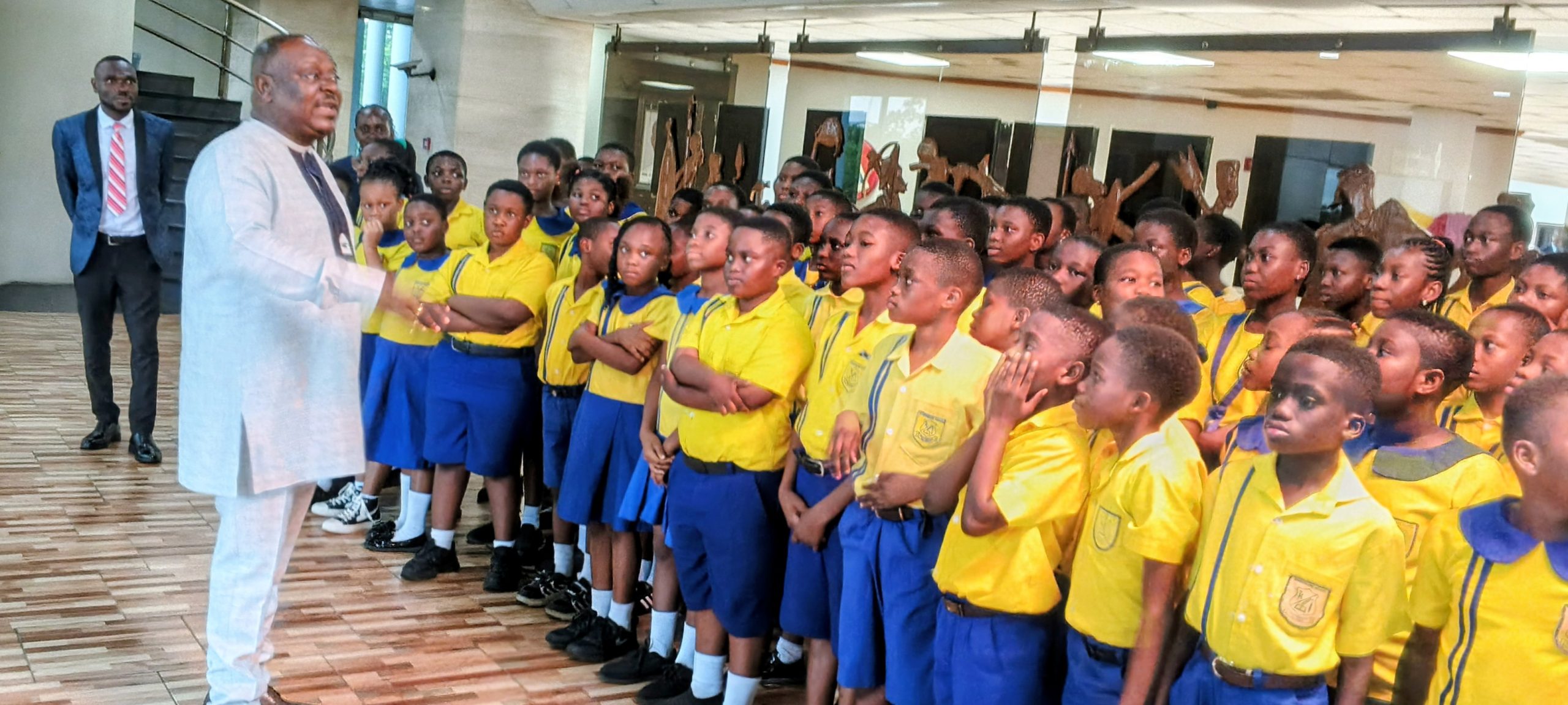 Ablekuma West MP Urges Students to Prioritise Their Books Over Phones as they Visit to Parliament 