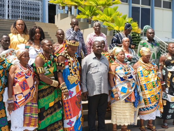 Ayekotse Chief Visits Parliament, Praises Suhum MP’s Development Efforts