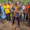 MP for Prestea Huni-Valley Cuts Sod for Two Classroom Projects to Boost Quality Education in Constituency