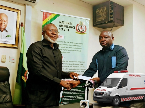 Kintampo North MP Rescues Ambulance Service with over GH¢60,000