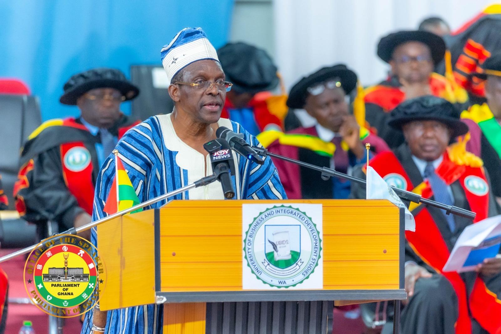 Speaker Bagbin Backs UBIDS’ Bid to Train Lawyers, Pledges Government Support for Infrastructure