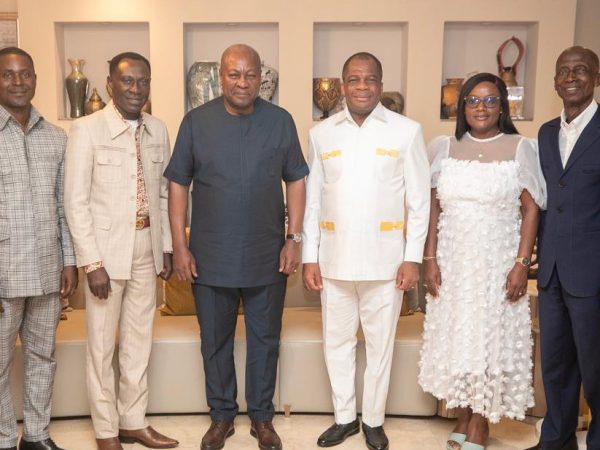 Newly elected Assemblies of God,Ghana Executive Presbytery Officers call on President Mahama