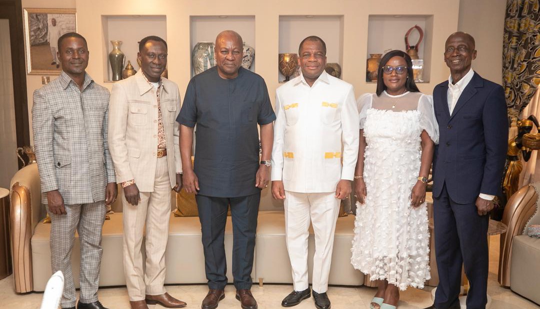 Newly elected Assemblies of God,Ghana Executive Presbytery Officers call on President Mahama
