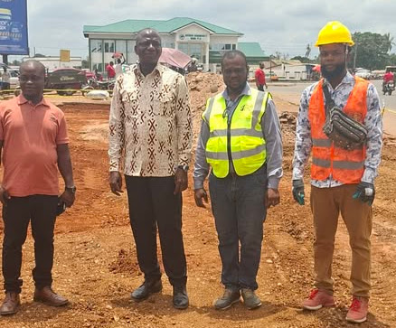 Akatsi South MCE Inspects Key Projects, Reaffirms Commitment to Infrastructure Revitalisation