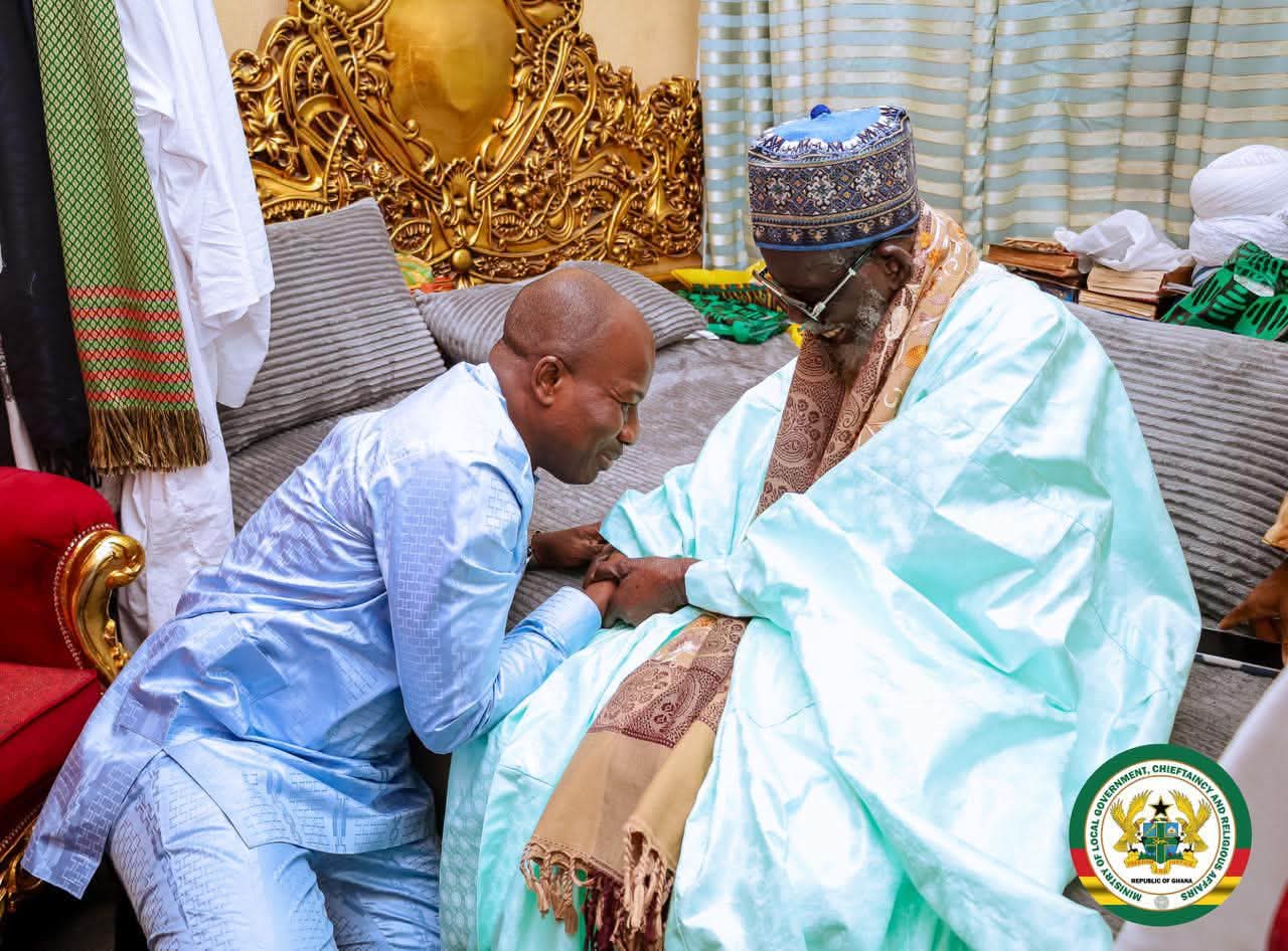 ‘Pray for Me’ — Ayariga Seeks Chief Imam’s Blessings as He Takes Charge of Religious Affairs Ministry