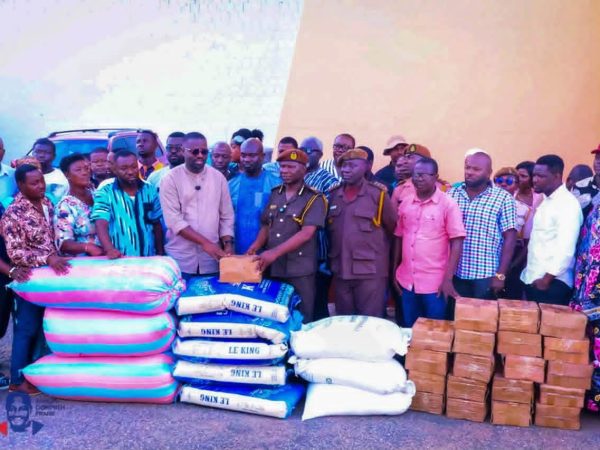 Minority Chief Whip Visits Chairman Wontumi at Nsawam Prison, Donates Food Items