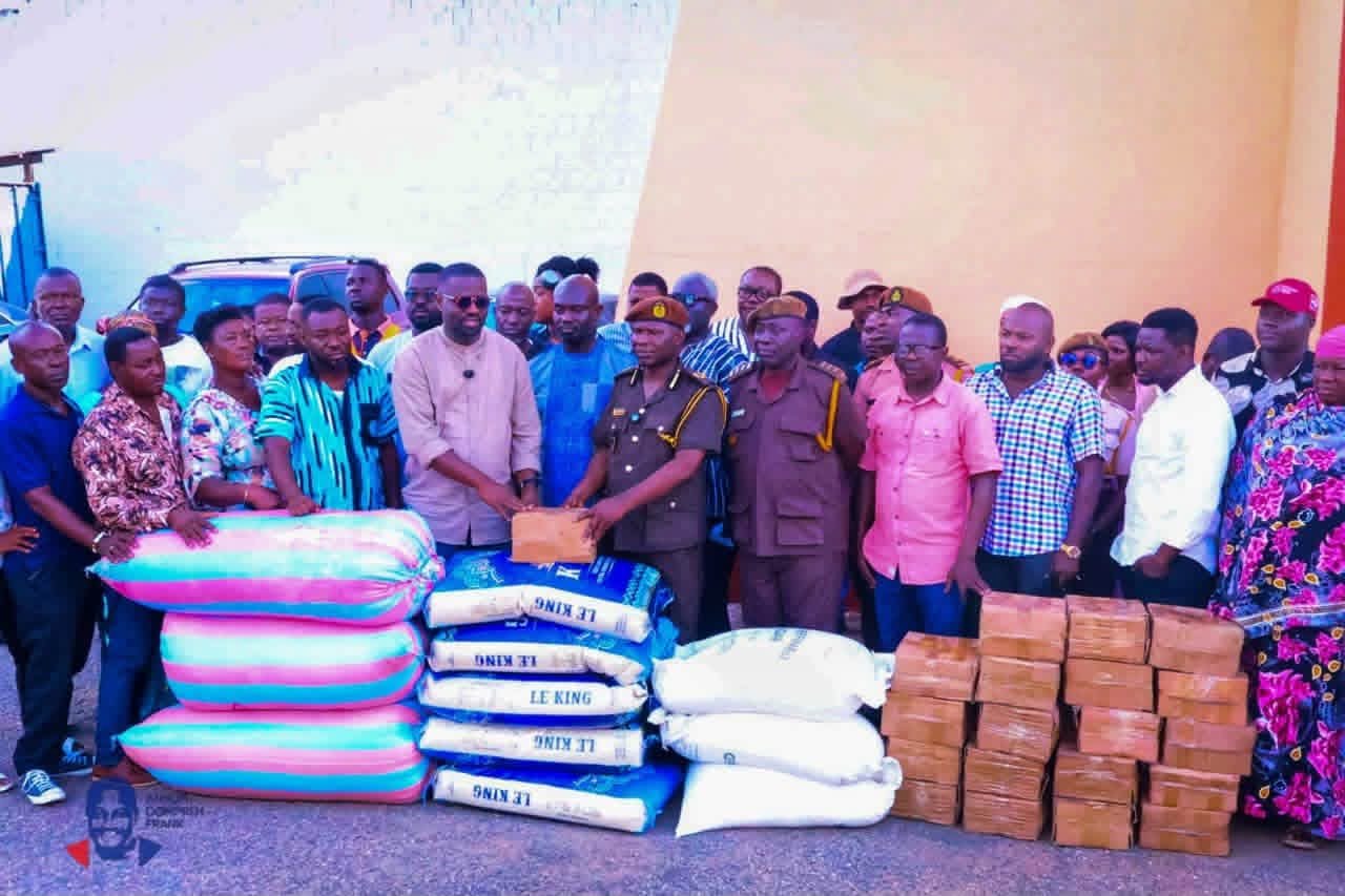 Minority Chief Whip Visits Chairman Wontumi at Nsawam Prison, Donates Food Items
