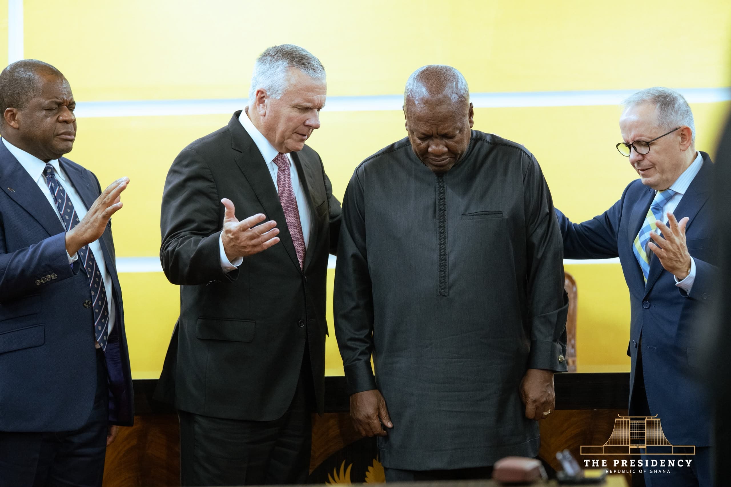World Assemblies of God Fellowship Executive Committee pays courtesy call on President Mahama